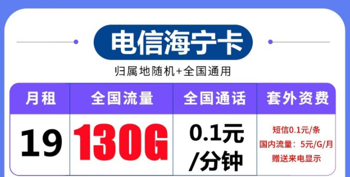 可選號的電信流量卡有沒有？電信海寧卡、電信清風卡|低月租可選號超好用